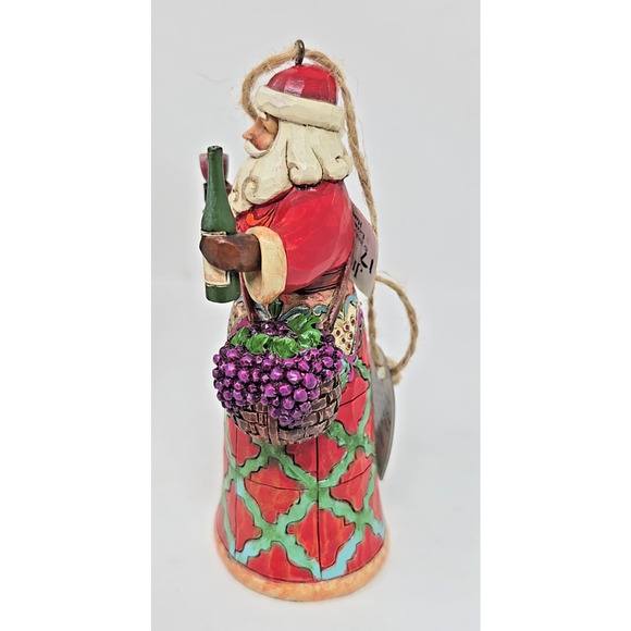 Jim Shore 2013 Vineyard Santa Ornament #4034398 In Box JS11 - Picture 3 of 13